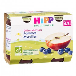 Hipp Pomme Raisin Bio 2X190G