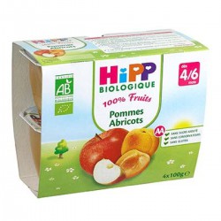 Hipp Biologique Coup Pom/Abric 4X100G