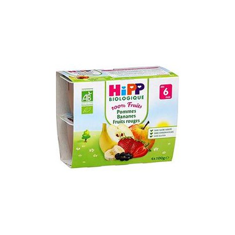 Hipp 100% Frt P/Bn/Ft Rg4X100G