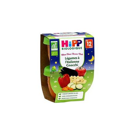 Bols Mon Diner Bonne Nuit Legumes A L Italienne Gnocchi 2X21