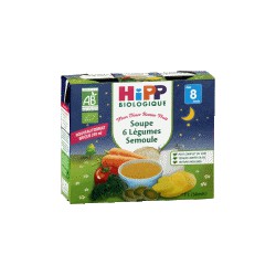 Hipp Bq 6 Lg Sem 2X250Ml