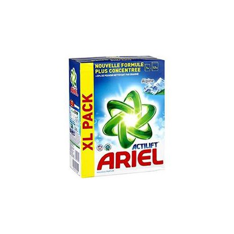 44 Doses Lessive Poudre Alpine Ariel