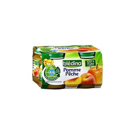 Bledina Compotes Bebe Des 4 Mois Pommes Peches Les 4 Pots De 130 G Drh Market Sarl