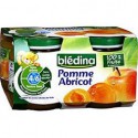 Blédina Compotes Bébé Dès 4 Mois Pomme Abricot Les 4 Pots De 130 G
