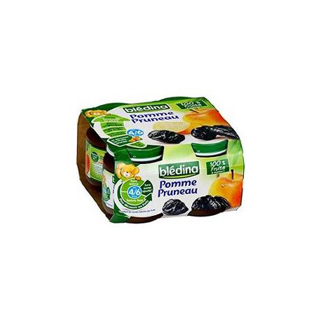 Pack 4X130G Pomme Pruneau Bledina