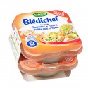 Pack 2X230G Petits Pois Veau Bledina