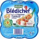250G Legumes Cabillaud Bledichef