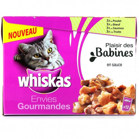 12X85G Plaisir Babines Whishas