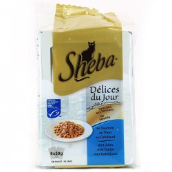 Sheba Sheba Poisson Délices Du Jour 6X50G