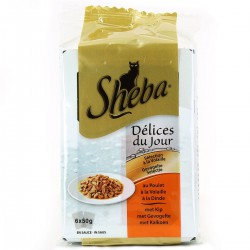 Sheba Sheba Délices Du Jour Volaille 6X50G