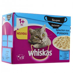 Whiskas Soupes Poisson 12X85G