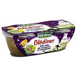 Pack 2X200G Blediner Courgette/Riz Bledina