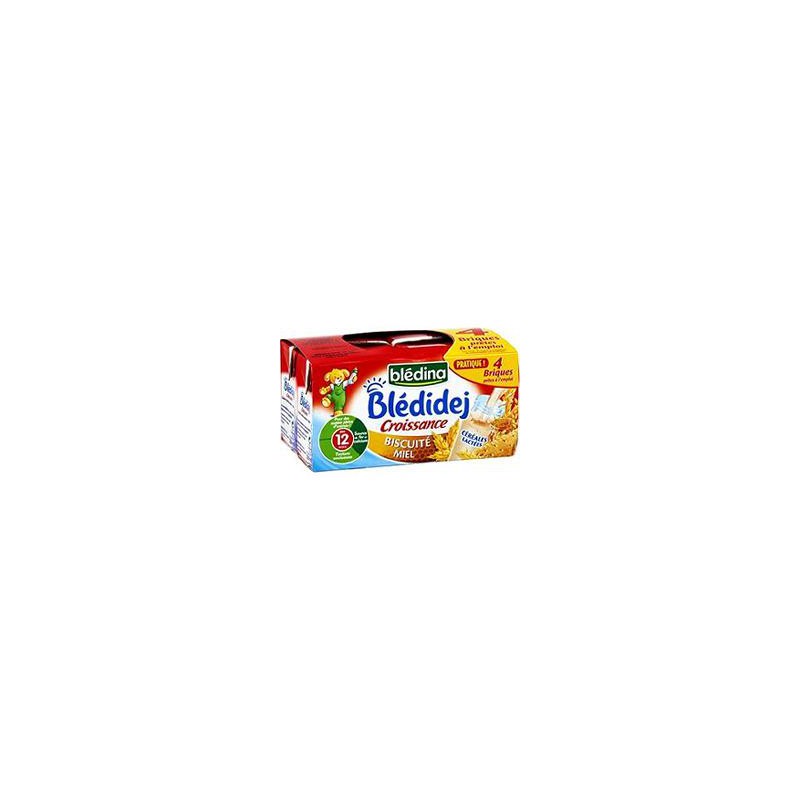 Bledina Lait Et Cereales Bebe Bledidej Des 12 Mois Biscuite Miel Les 4 Briques De 250 Ml Drh Market Sarl