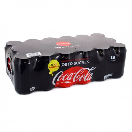 S/Coca Cola Zero 16X33Cl+2Gt