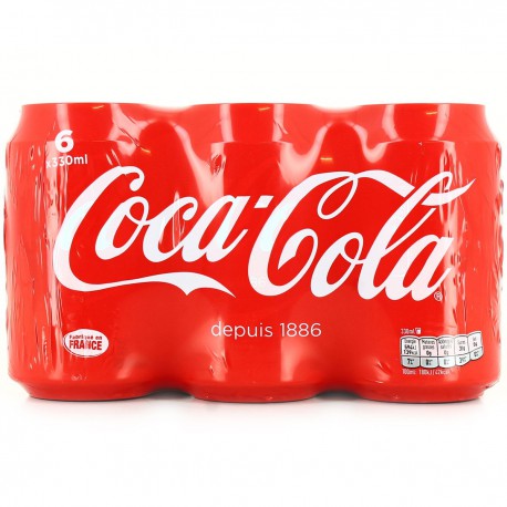 Pack 6X33Cl Bte Coca Cola Frigo