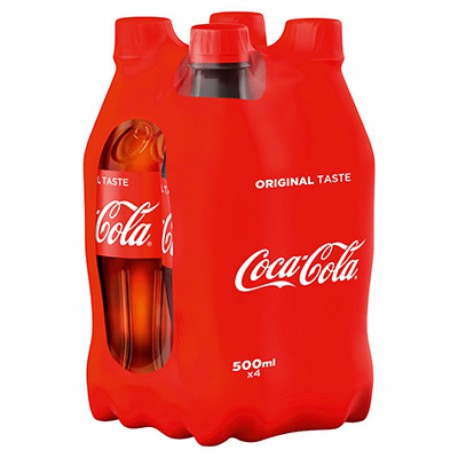 Pack 4X50Cl Bouteille Pet Coca Cola Standard
