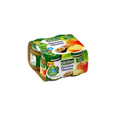 Pack 4X130G Pot Pomme Passion Bledina