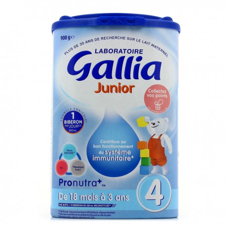 Bte 900G Lait Croissance Junior Gallia