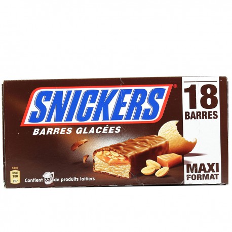 18X Barres Glacees Snickers