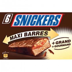 6X Snickers Maxi Barres 435Ml