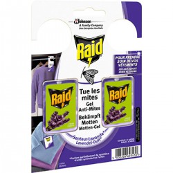 2 Gel Anti Mites Lavande Raid