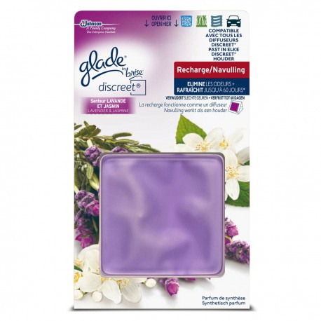 Glade Recharge Lavande Et Jasmin Discreet Glade