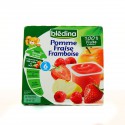 Pack 4X100G Pomme/Fraise/Framboise Bledina