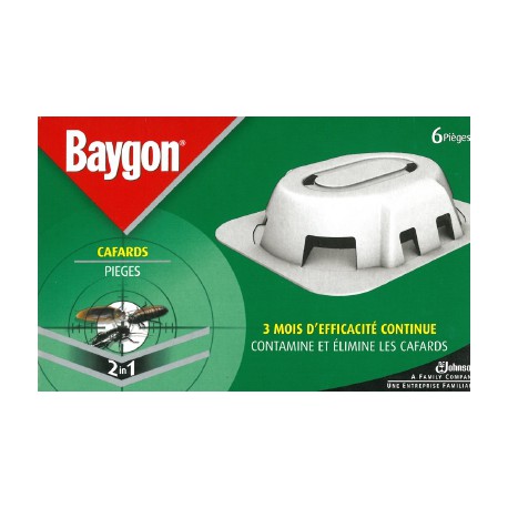 Baygon Pieges Anti Cafards X6 - DRH MARKET Sarl