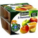 Pack 8X100G 3 Pommes Bledina