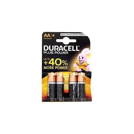 Piles Duracell Plus Power Aa 4 N