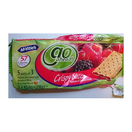 Go Ahead Crunchy Leaves Stuffed With ForeSaint Fruit 218G
