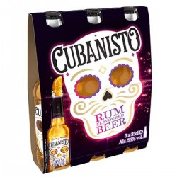 Pack Bouteille 3X33Cl Biere Cubanisto 5,9°