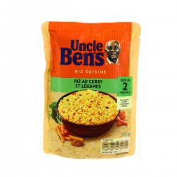 Uncle Ben`S Express Basmati Au Curry Et Legumes 250G