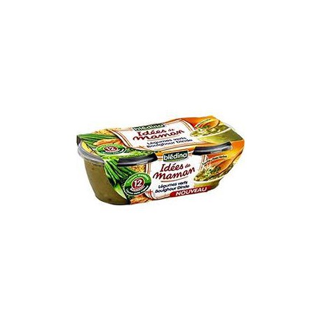 Pack 2X200G Idee Maman Tlgv Boulgour Dinde Herbes Bledina