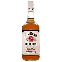 1L Bourbon 40%V Whit Jim Beam