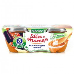 Pack 2X200G Idee Maman Aubergine/Tomate/Mozarella Bledina