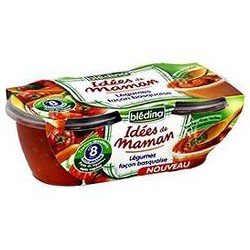 Pack 2X200G Idee Maman Petits Legumes Basquaise Fines Herbes Bledina