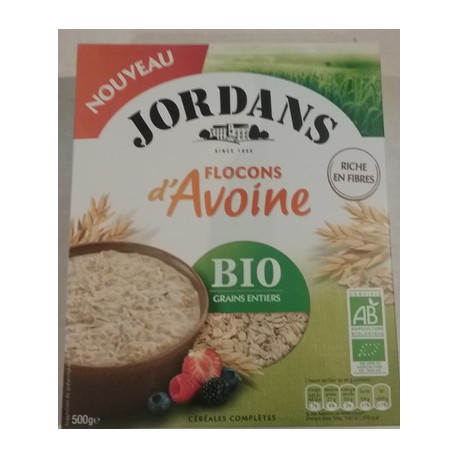 Jordans Flocons Avoine Bio 500