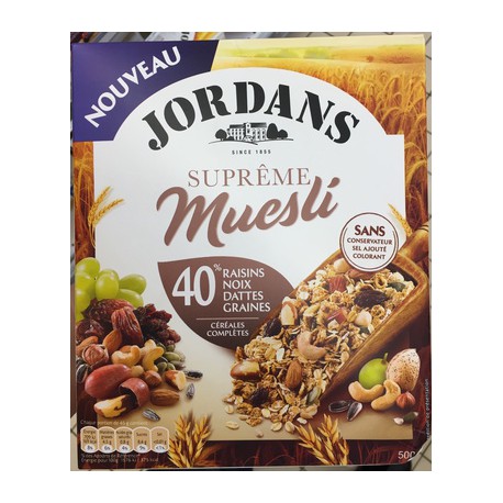 Jordans Supreme Muesli 500G