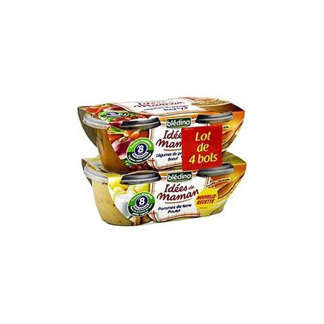 Idm Pdt Poulet /Boeuf 4X200G