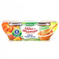 Pack 2X200G Idee Maman Potiron/Patate Douce Ciboulette Bledina
