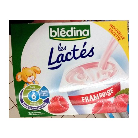 Les Lactes Framboise 4X100G