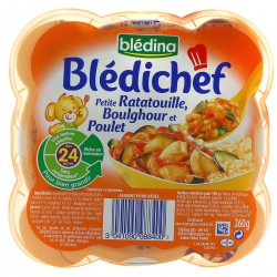 260G Ratatouille Boulgour Poulet Bledichef