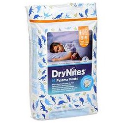 Huggi.Drynites Boys 3-5Ans X16