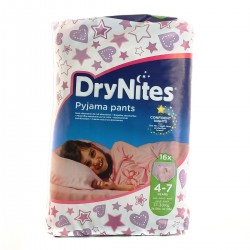 Drynites Fille 4-7 Ans X16 Cul