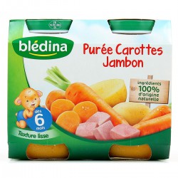 2X200G Puree Carot/Jbn Bledina
