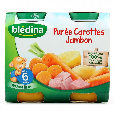 2X200G Puree Carot/Jbn Bledina