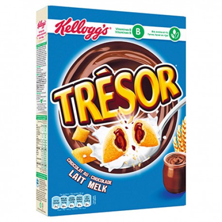 Tresor Céréales Trésor Chocolat Au Lait Kelloggs 400G