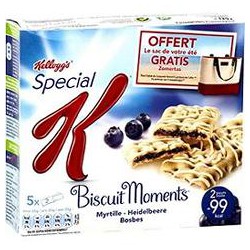 5X25G Barre Moments Myrtilles Kellogg S