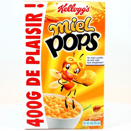 Miel Pops Céréales Miel Pop S Kellogg S 400G